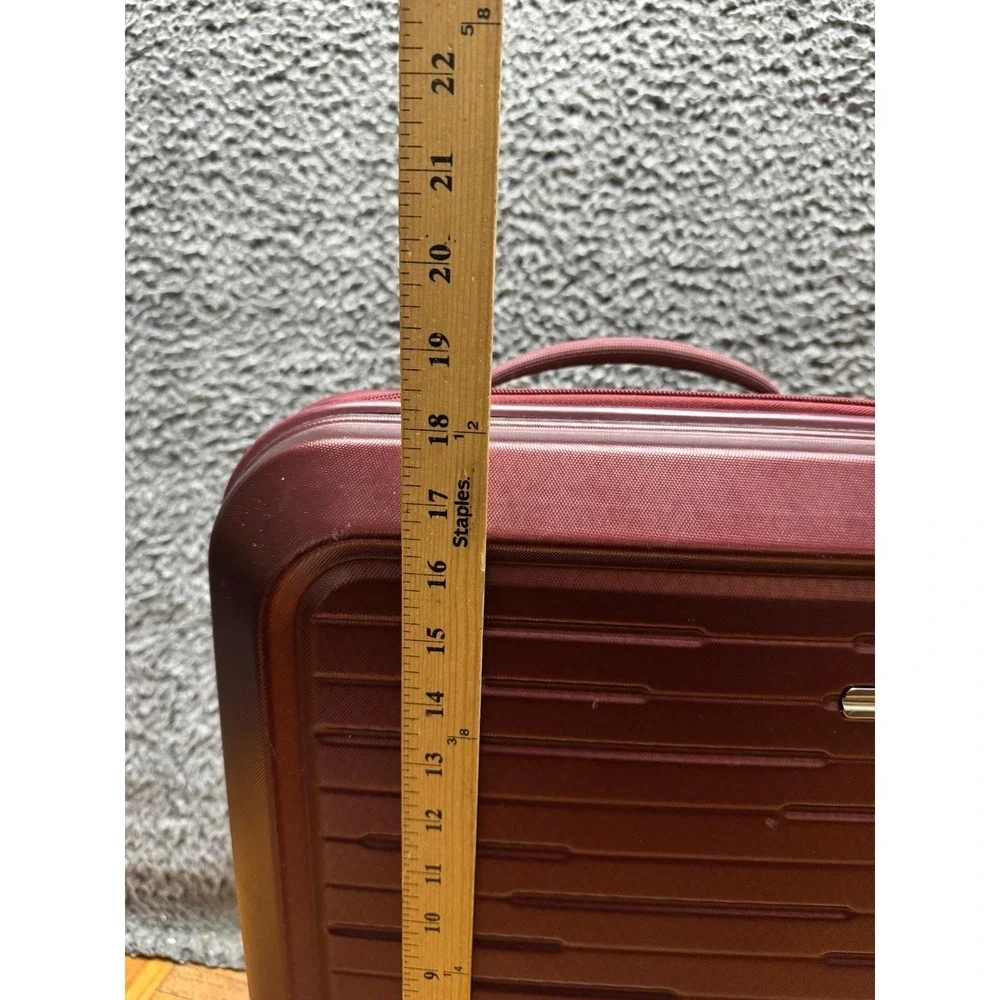 Samsonite Silhouette 16‎ Hardside Spinner Under-Seat Wheeled Luggage Burgundy